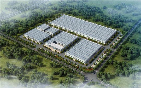 華全數(shù)字化工廠鳥瞰圖